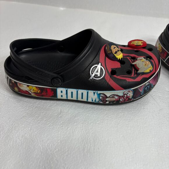 Crocs Crocband Clogs Avengers Ironman Rare Black and Red M6 W8 Shoes main image 10